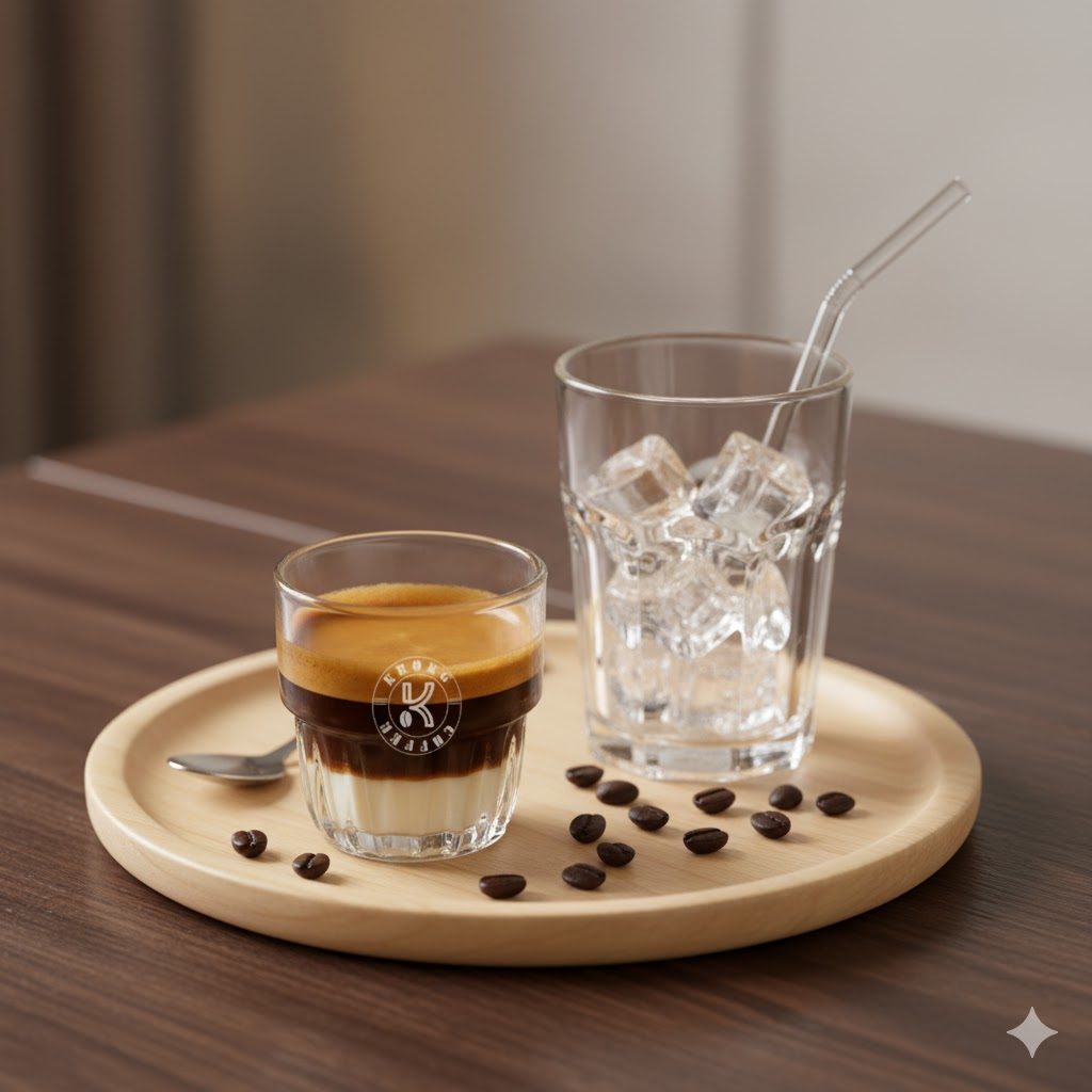 CÀ PHÊ SỮA ĐÁ PHA MÁY